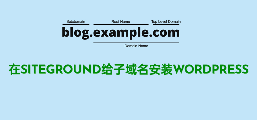 子域名结构示意图:子域名加主域名加顶级域名