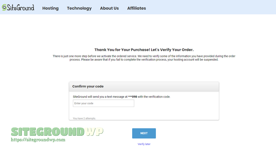 SiteGround 官网 Contact Us 联系入口